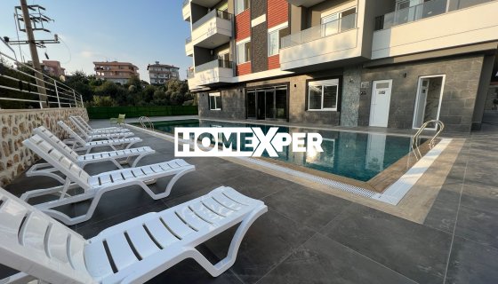 Alanya Payallar da Rose garden ful aktiviteli residence de sıfır 1+1 daire