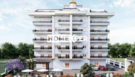 Alanya Çıplaklı da Güneş Residence  satılık 2+1  daire no: 5 sıfır daireler